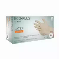 Eco Plus U Hands Latex Unste Puderfrei M 100 St 100 St