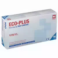 Eco Plus Vinyl Gr m Einmal Vinylhandschuhe 100 st Handschuhe