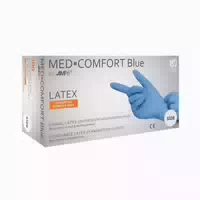 Med Comfort Blue U Hands Latex Unster Pf 100 st