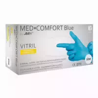 Med Comfort Blue Vitril Vitrilhandschuh l 100 stk