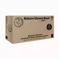Nature Gloves Black Nitrilhandschuh S 100 st