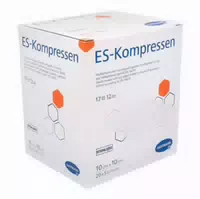 Es Kompressen Steril 10x10 Cm 12fach Großpackung