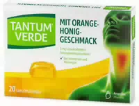 Tantum Verde 3 mg mit Orange Honiggeschmack 20 st Lutschtabletten
