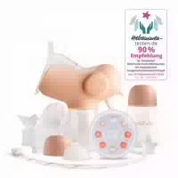 Annabella Kompakte Milchpumpe, Elektrisch & Tragbar, Zungensimulation, Nachtlicht, Bpa Frei