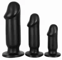 3 Teiliges Set „butt Plug Training Kit“, Verschiedene Größen Und Gewichte