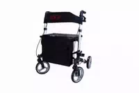 Antar At51006 Reise Rollator 3 Fach Faltbar für Flug Auto Reise Superklein Silber