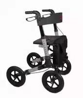 Gelände Outdoor Reise Rollator At51036 Luftbereift Minipackmaß Superleicht 3fach Faltbar
