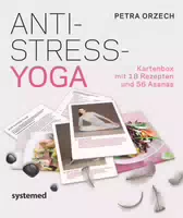 Anti Stress Yoga Kartenbox mit 18 Rezepten und 56 Asanas
