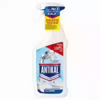 Antikal Kalkreiniger Spray Dusche Express Weiße Frühlingsblume