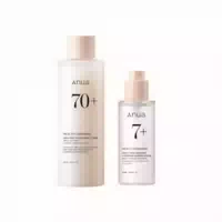 Anua Rice 70 Glow Milky Toner 250ml 1ea 7 Rice Ceramide Hydrating Barrier Serum 50ml 1ea Set
