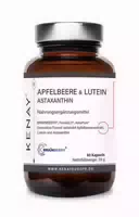 Apfelbeere & Lutein Astaxantin | Nahrungsergänzungsmittel | Kenay