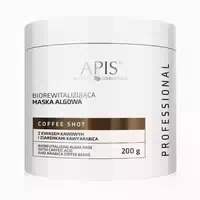 Apis Coffee Shot Biorevitalisierende Algenmaske Mit Kaffeesäure Und Arabica Kaffeebohnen, Anti Aging 200 G
