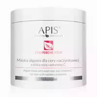 Apis Couperose Stop, Algenmaske Mit Hagebuttenextrakt Und Vitamin C 200 G