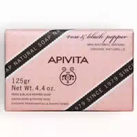 Apivita Natürliche Seife mit Rose & Schwarzem Pfeffer