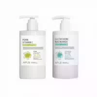 Aplb Glutathione Niacinamide Body Lotion 300ml 1ea & Pdrn Vitamin C Body Lotion 300ml 1ea Set