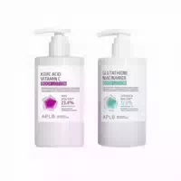 Aplb Glutathione Niacinamide Body Wash 300ml 1ea & Kojic Acid Vitamin C Body Lotion 300ml 1ea Set