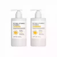 Aplb Glutathione Niacinamide Body Wash 300ml 1ea & Retinol Vitamin C Vitamin E Body Wash 300ml 1ea Set