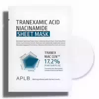 Aplb Tranexamic Acid Niacinamide Sheet Mask 1stücke 25ml
