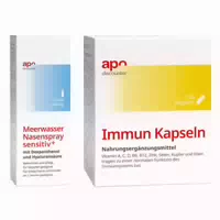 Immunsystem Sparset Immun Kapseln Befeuchtendes Nasenspray