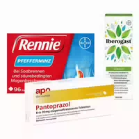 Rennie Pfefferminz Iberogast Classic Pantoprazol Eris