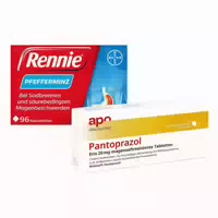 Rennie Pfefferminz Gegen Sodbrennen Kautabletten Pantoprazol E