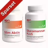 Sparset: Slim Aktiv Glucomannan Sättigungskapseln