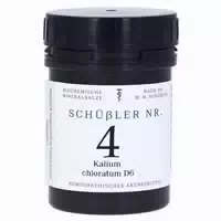 Schüssler Nr 4 Kalium Chloratum D 6 Tabletten 400 St Tabletten