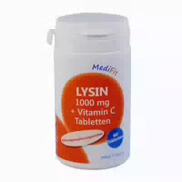 Lysin 1000 mg Vitamin C Tabletten 60 st Tabletten