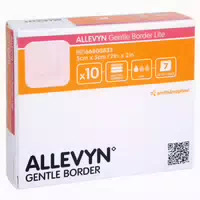 Allevyn Gentle Border Lite 5x5 cm Schaumverb 10 st