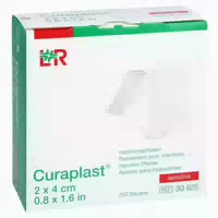 Curaplast Inj Pflaster Sensitiv 2x4 Cm 250 St