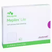 Mepilex Lite Schaumverband 6x8,5 cm Ster 5 st