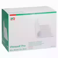 Vliwazell Pro Superabsorb Kompr Steril 20x40 cm 10 st