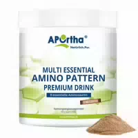 Aportha Amino Pattern Premium Drink Iced Coffee Aminosäuren Eaa Mit Bcaa Veganes Pulver 480 G