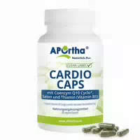 Aportha Cardio Caps mit Coenzym Q10 Ubichinon Selen Vitamin B1 Kapseln