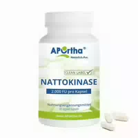 Aportha Nattokinase 100 Mg Vegane, Säureresistente Kapseln 60 St
