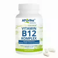 Aportha Vitamin B12 Komplex Mit Adenosyl , Methyl Und Hydroxycobalamin Vegane Kapseln 120 St