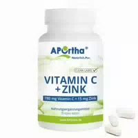 Aportha Vitamin C 780 mg Plus 15 mg Zink Kapseln