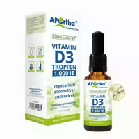 Aportha Vitamin D3 1 000 Ie Pro Tropfen Cholecalciferol Vegetarische Tropfen 50 ml