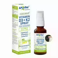 Aportha Vitamin D3 2 000 Ie Vitamin K2 Mk 7 20 Μg — Mundspray