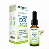 Aportha Vitamin D3 5 000 Ie Pro Tropfen Vegetarische Tropfen 50 Ml
