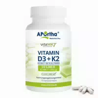 Aportha Vitamin D3 5 000 Ie Vitamin K2 Vitamk7 200 Μg Kapseln