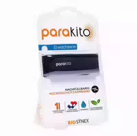 Parakito Mückenschutz Armband Erwachsene Schwarz