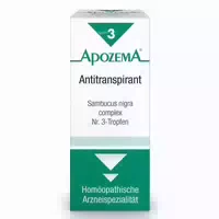 Apozema Antitranspirant Sambucus Nigra Complex Nummer 3 Tropfen