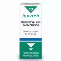 Apozema Gedächtnis und Konzentration Glonoinum Complex Nummer 1