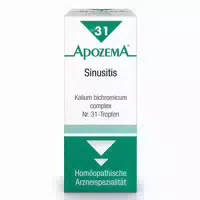 Apozema Sinusitis Kalium Bichromicum Complex Nummer 31 Tropfen