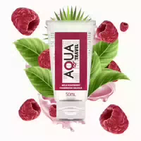 Aqua Travel Wasserbasis Gleitgel mit Himbeergeschmack 50 ml