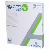 Aquacel Ag Extra 15 X 15 cm Kompressen