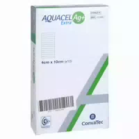 Aquacel Ag Extra 4x10 Cm Kompressen 10 St