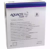 Aquacel Ag Foam Adhäsiv 12,5x12,5cm Verband