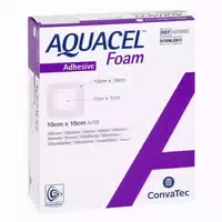 Aquacel Foam Nicht Adhäsiv 10x10 cm Verband